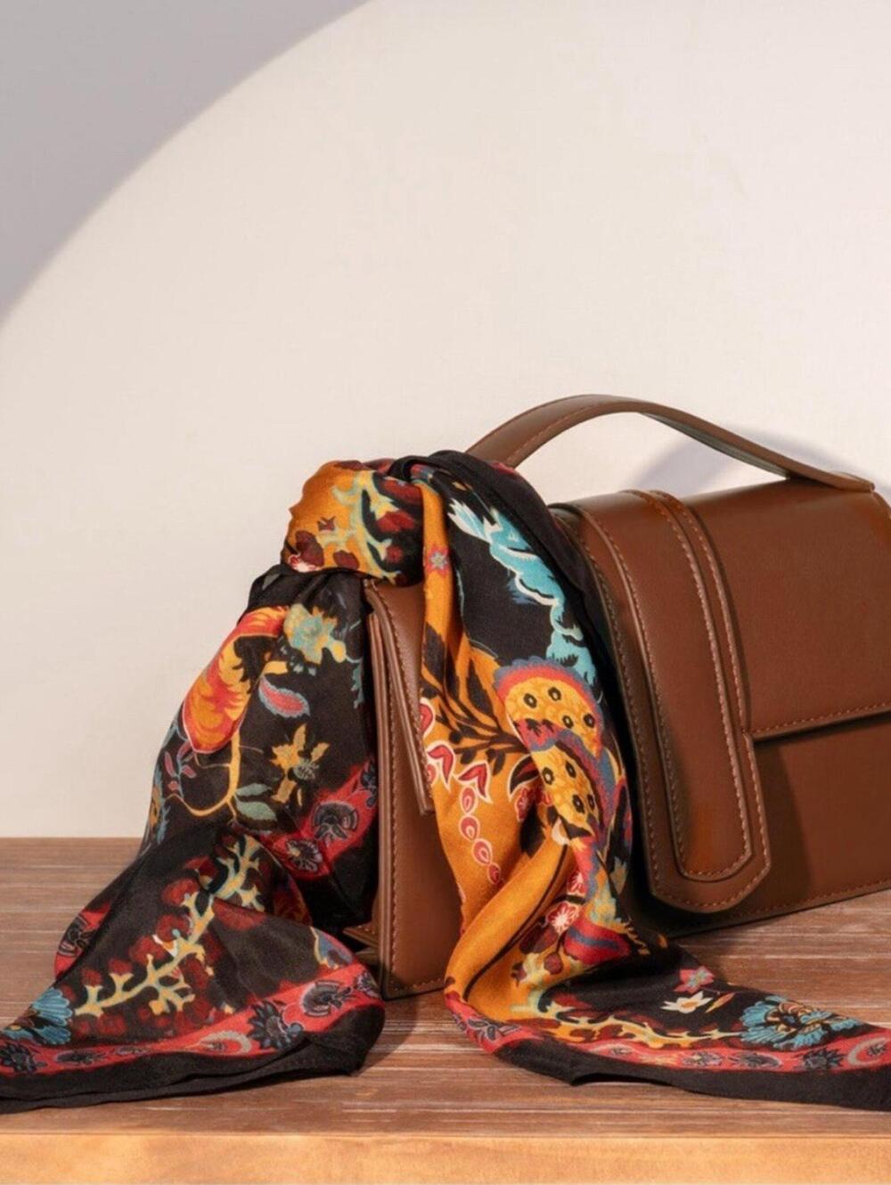 Cognac Brown NWT Vegan Leather Convertible Handbag Kayla Ava Chic Crossbody